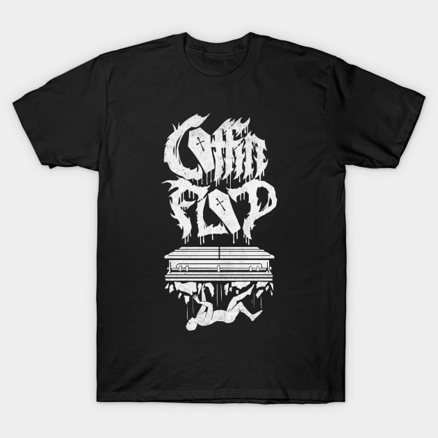 Coffin Flop Metal T-Shirt by DugMcFug